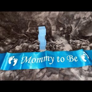 Baby Blocks & Mommy To Be Sash for baby shower
